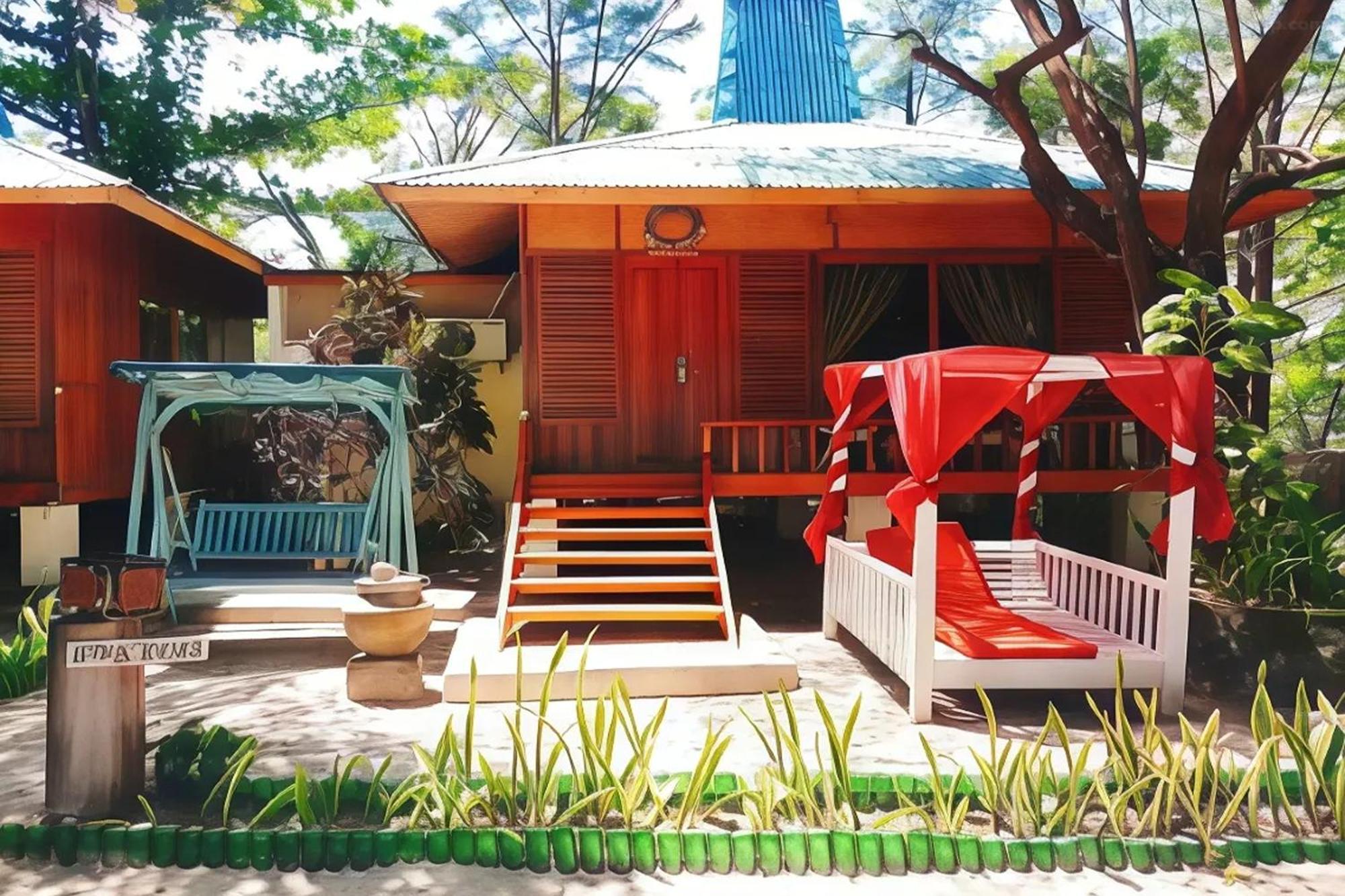 Cemara Beachfront Suite Mondu Kültér fotó